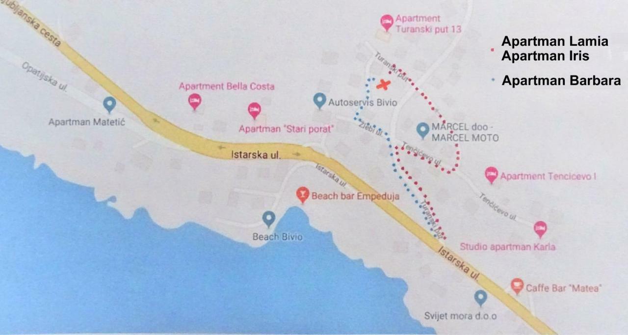 Apartman Iris S Terasom Rijeka Eksteriør bilde